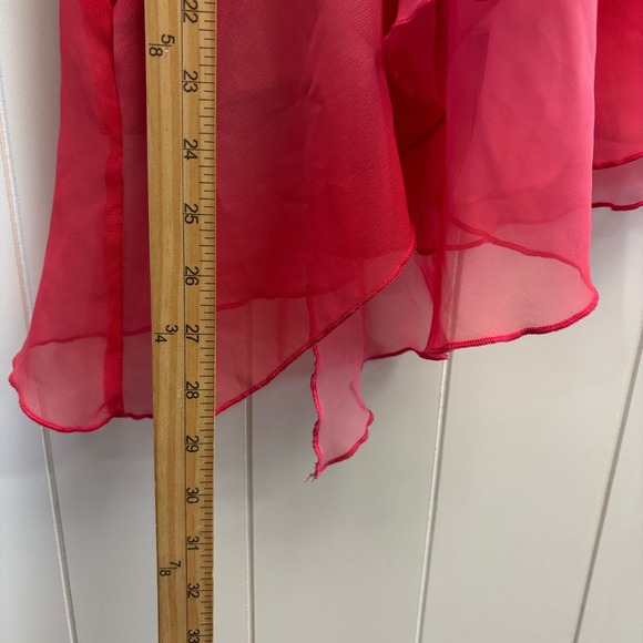 Girl Code Womens Y2K Festival Fairy Ombre Asymmetrical Skirt Size 12 Balletcore - Picture 5 of 10